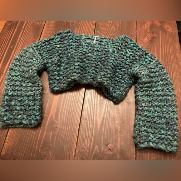 Free People Fisherman’s Crop Sweater